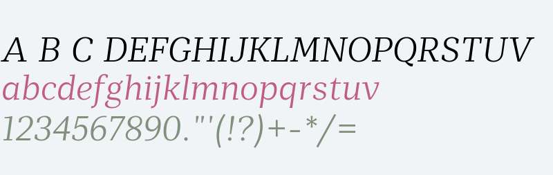 Mediator Serif Web Light Italic