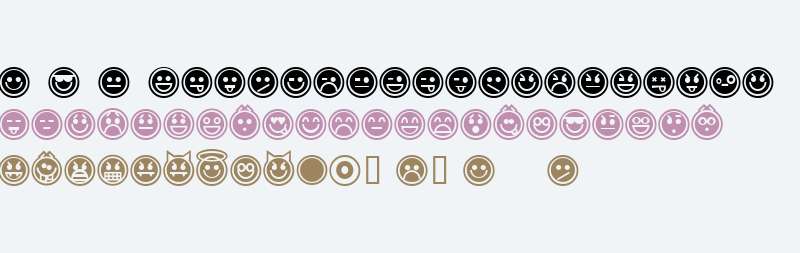 Emoticons Outline V1