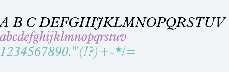 Aldine 721 Italic BT