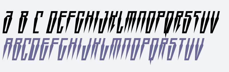 Swordtooth Condensed Italic