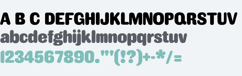 MFEK Sans Rounded SemiCondensed Black