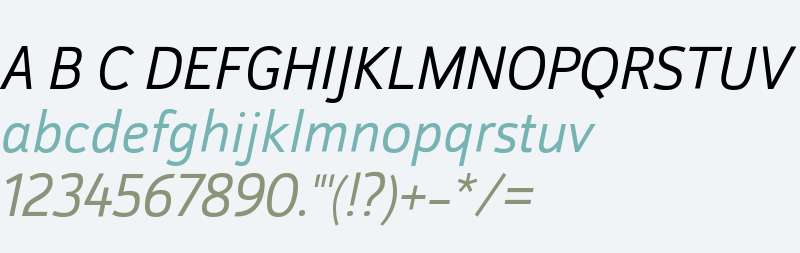 Helia W01 Book Italic