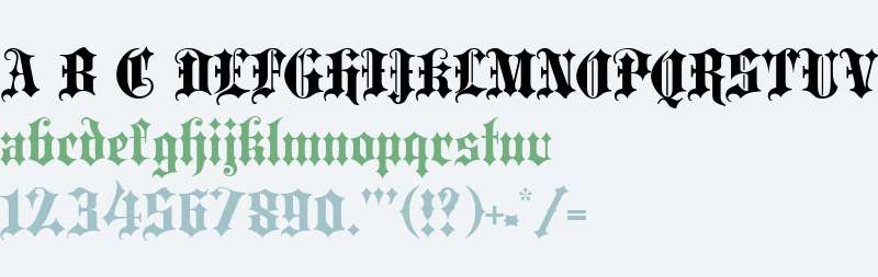 Blackletter ExtraBold V2