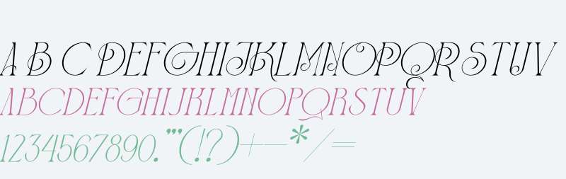 BAGISKO Italic