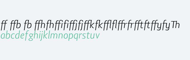 Lisboa Sans Ligatures Light Italic