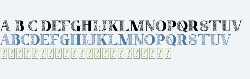 Decorative Font Olivia