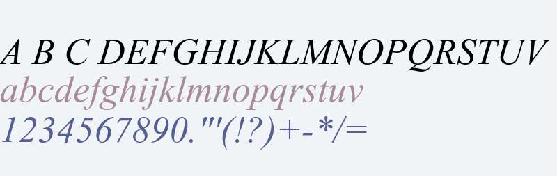 Kokila Italic