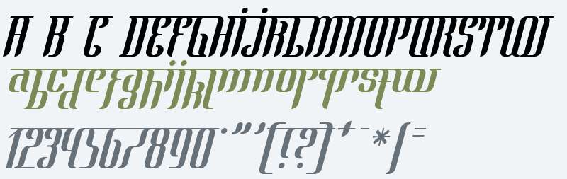 Mata Hari Exotique Italic