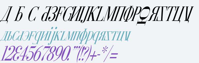 Cyberia Condensed Italic