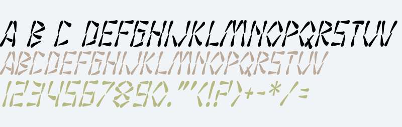 SF Wasabi Condensed Italic V2 V2