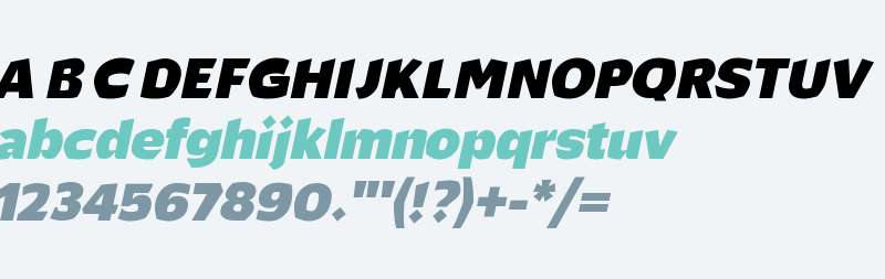 Lenos Black Italic