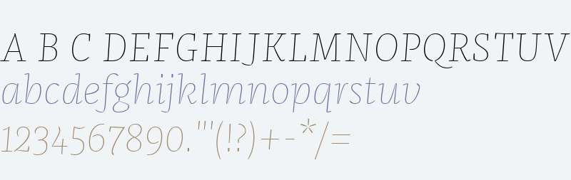 FranziskaWeb W03 HairlineItalic