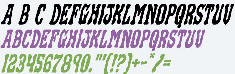 Black Gunk Italic