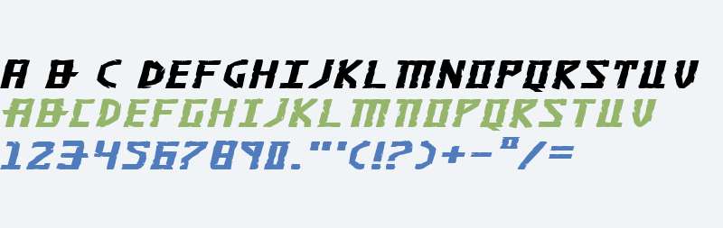 Khazad-Dum Expanded Italic