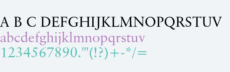 Classical Garamond W03 Rom