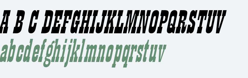 Billboard 11 Condensed Italic