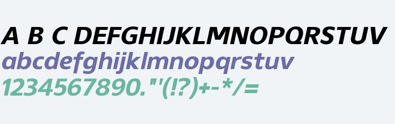 Gelder Sans W00 ExtraBold It