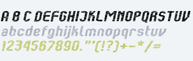 Kumba Scrawl SemiBold Expanded Italic