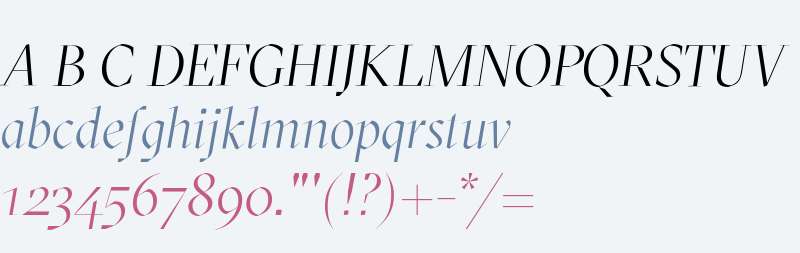 GT Sectra Display Light Italic