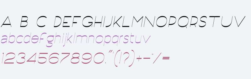 Archivio Italic W Experimental