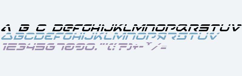 4114 Blaster Laser Italic