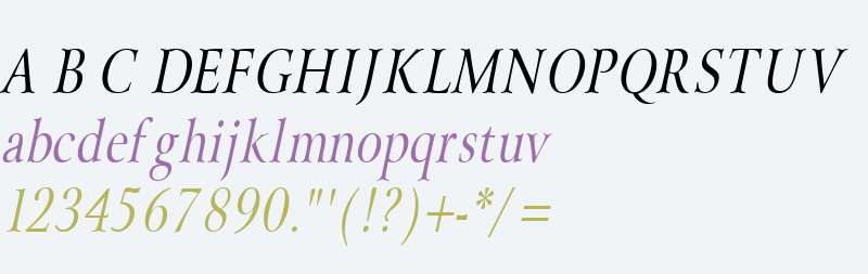 Array Condensed Italic