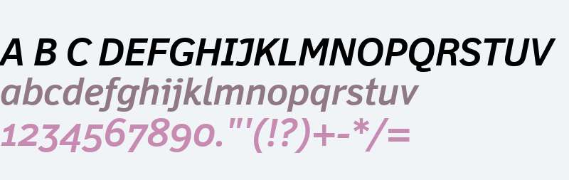 Felbridge W04 Bold Italic