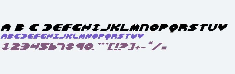 Bal-Astaral Expanded Italic