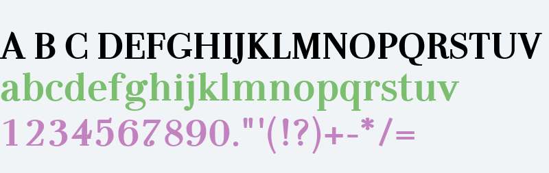 La Bodoni W01 Bold Num