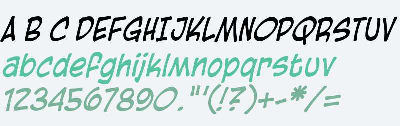 Blambot Casual W00 Italic