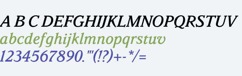 Parkinson-MediumItalic