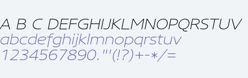 Core Sans N W01 23 XXLight It