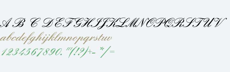 English Script W01 Demi