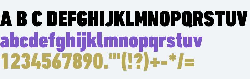 DIN Next LT Pro Black Condensed