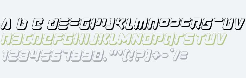 Unbound Gamer 3D Italic