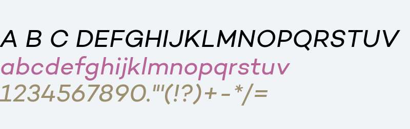 Campton Book Italic
