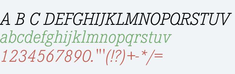 Corporate E Light Italic