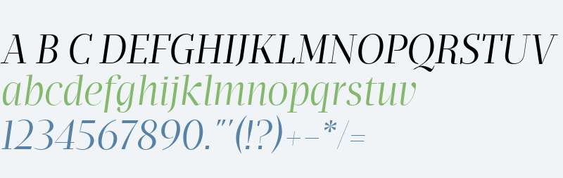 Apud Display W04 Roman Italic