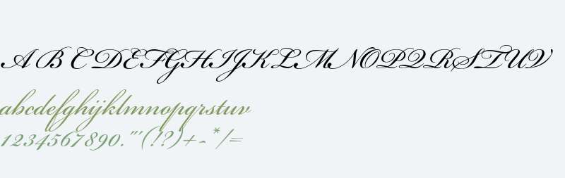 Bickham Script Std