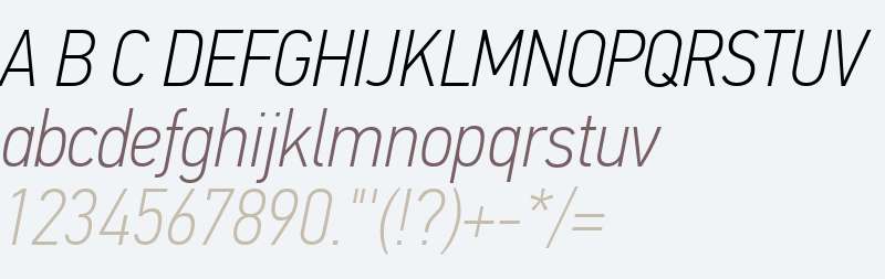 PFDinTextCondPro-ThinItalic