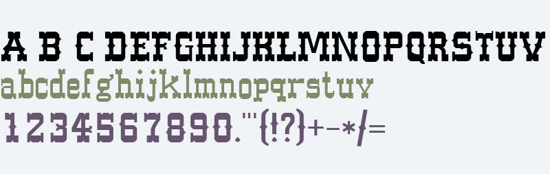 Jersey M54 Normal Western Fonts Free Download - OnlineWebFonts.COM