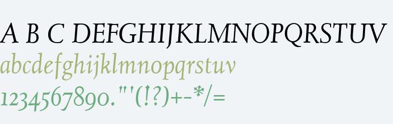 Juliana Text W01 Italic