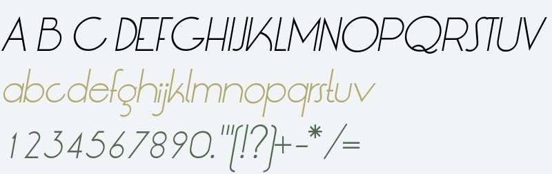 LT Oksana Light Italic V2