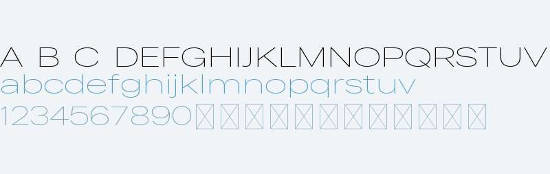 Residenz Grotesk Trial Th Extd