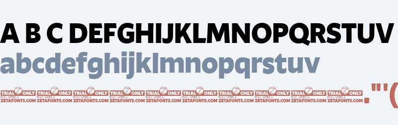 Ambra Sans Trial Extrabold