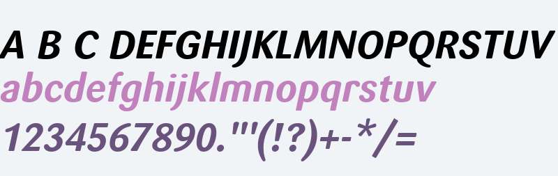 Sari Offc Bold Italic