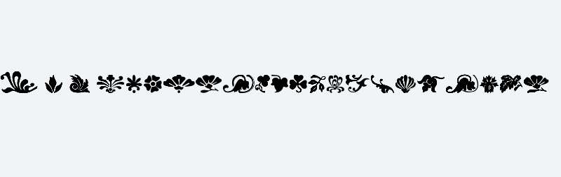 Fleurs Font