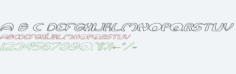 Qurve Hollow Wide Italic