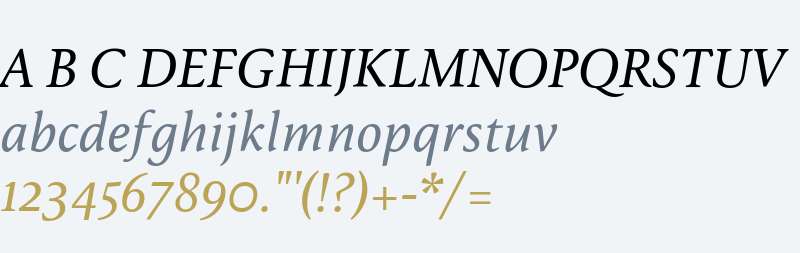 Reminga OT W03 Regular Italic