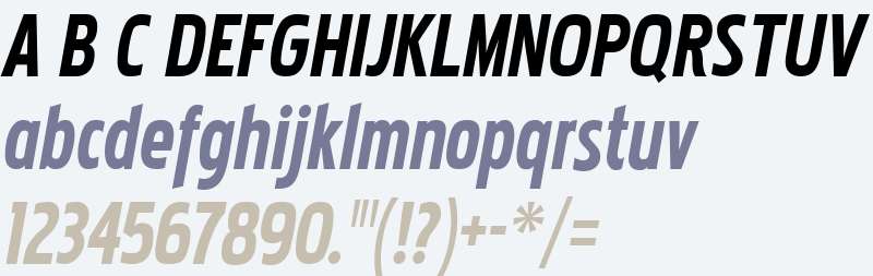 Pakenham Cnd Bold Italic